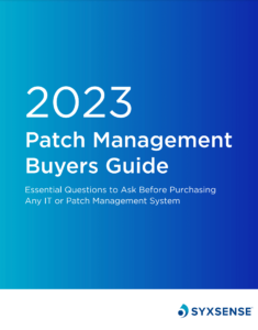 Patch Management Buyers Guide 2023