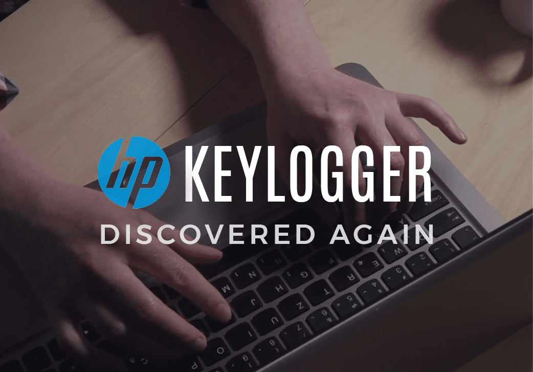 HP Keylogger Discovered Again
