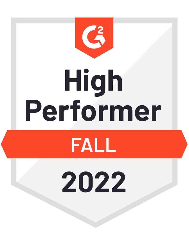G2 high performer fall 2022