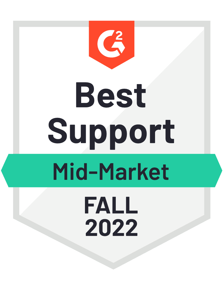 G2 best support fall 2022