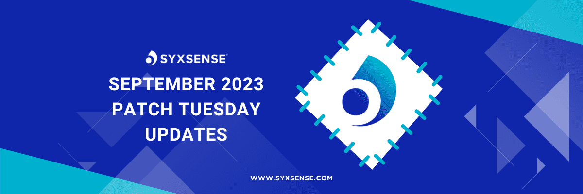 Microsoft Patch Tuesday Update | September 2023