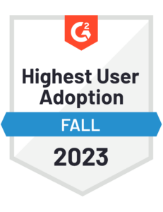 G2 highest user adoption fall 2023