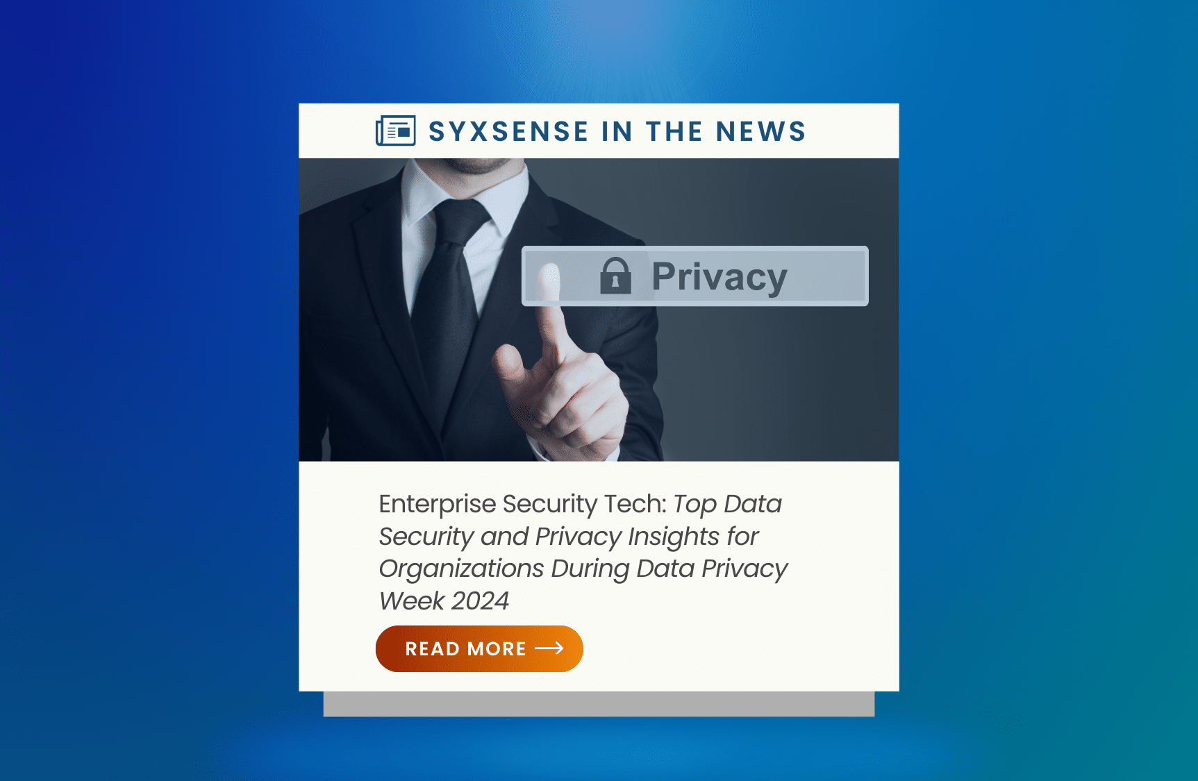 Syxsense in Enterprise Security Tech magazine.