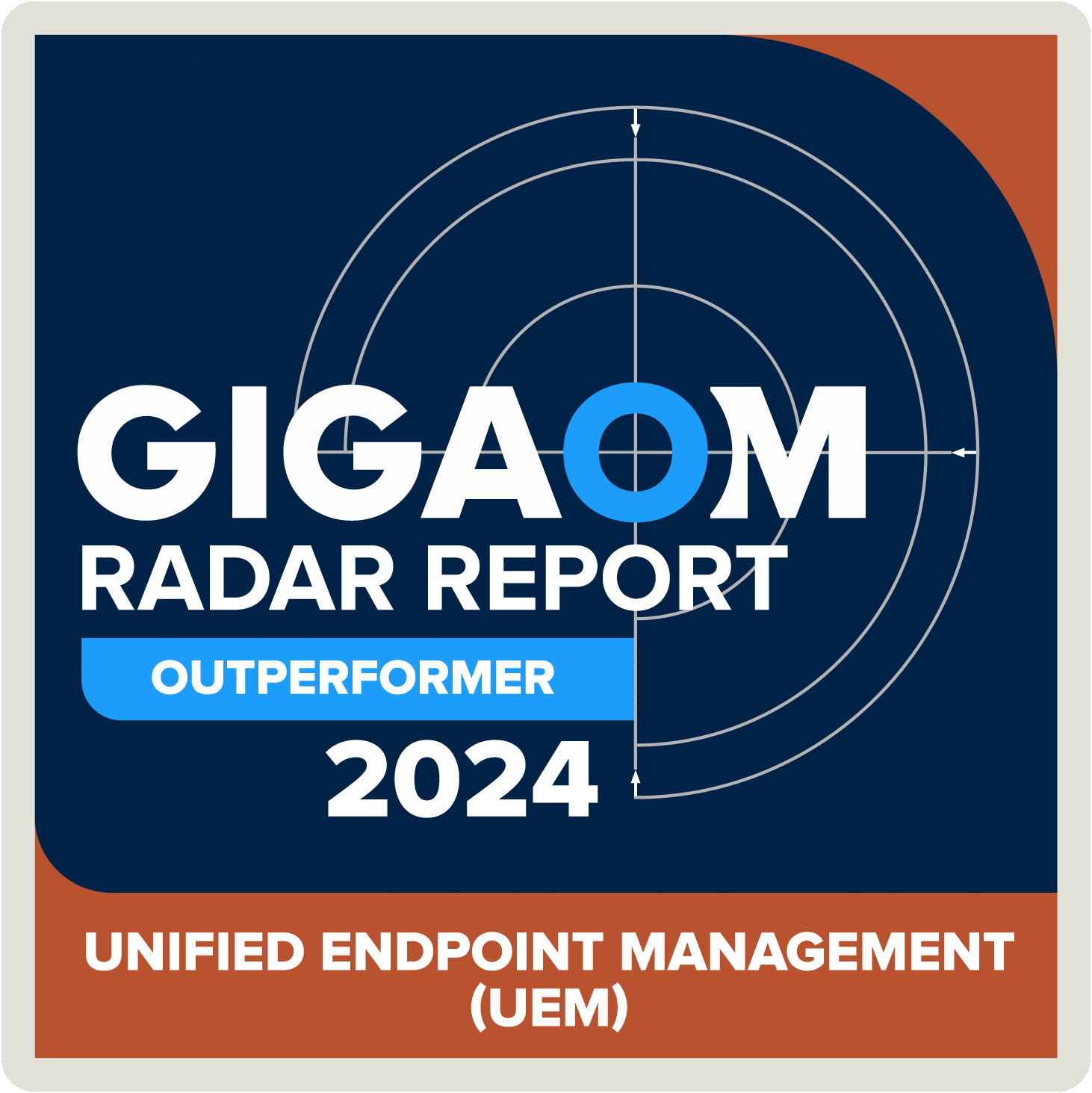 Syxsense GigaOm Radar UEM Outperformer
