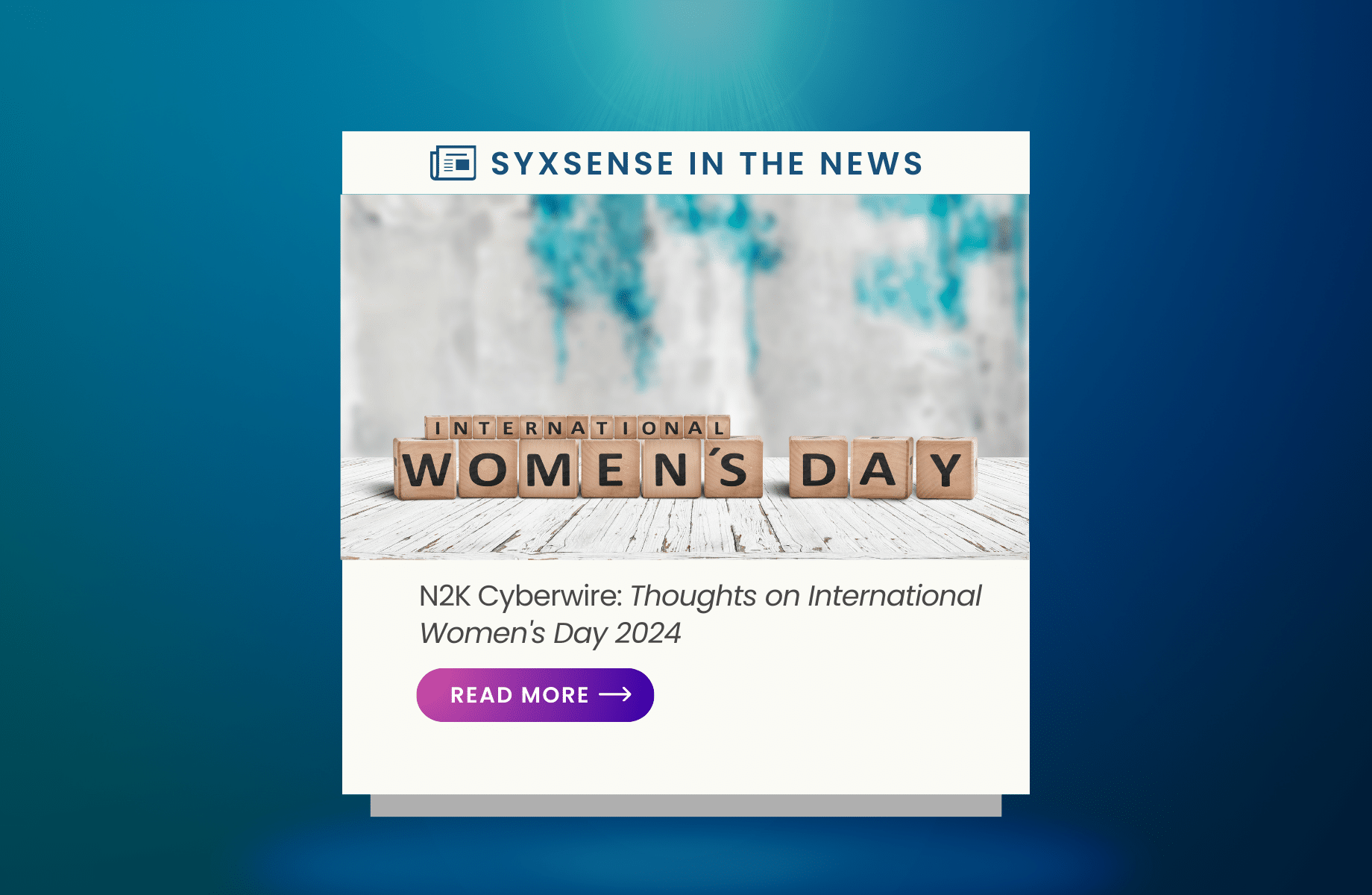 In the News: Thoughts on International Women’s Day 2024